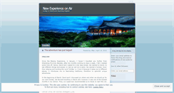 Desktop Screenshot of newexperienceonair.wordpress.com