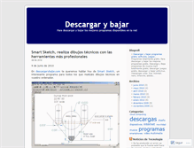 Tablet Screenshot of descargarybajar.wordpress.com