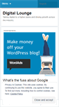 Mobile Screenshot of digitalloungers.wordpress.com