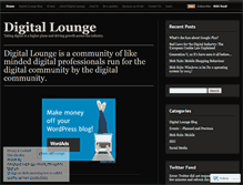 Tablet Screenshot of digitalloungers.wordpress.com