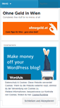 Mobile Screenshot of ohnegeldinwien.wordpress.com