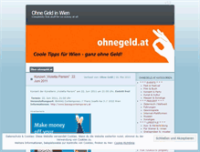 Tablet Screenshot of ohnegeldinwien.wordpress.com