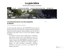 Tablet Screenshot of laguialatina.wordpress.com