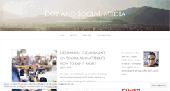 Desktop Screenshot of dotandsocialmedia.wordpress.com