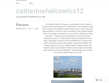 Tablet Screenshot of catherinehalcewicz12.wordpress.com