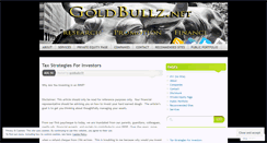 Desktop Screenshot of goldbullz19.wordpress.com