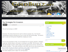 Tablet Screenshot of goldbullz19.wordpress.com