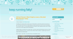 Desktop Screenshot of keeprunningfatty.wordpress.com