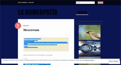 Desktop Screenshot of homeopatas.wordpress.com