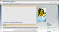 Desktop Screenshot of mamazsupri.wordpress.com