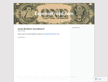 Tablet Screenshot of expensefraud.wordpress.com