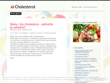Tablet Screenshot of mojcholesterol.wordpress.com