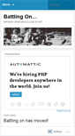 Mobile Screenshot of battlingon.wordpress.com