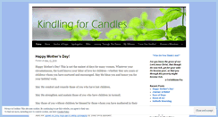 Desktop Screenshot of kindlingforcandles.wordpress.com