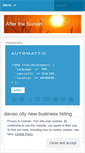 Mobile Screenshot of afterthesunset.wordpress.com