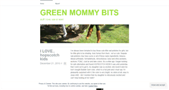 Desktop Screenshot of greenmommybits.wordpress.com