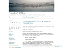 Tablet Screenshot of fpnmadrid.wordpress.com