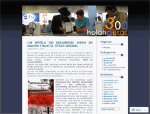 Tablet Screenshot of 300holandesas.wordpress.com