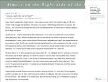 Tablet Screenshot of choosetheright.wordpress.com