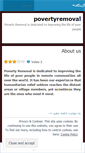 Mobile Screenshot of povertyremoval.wordpress.com