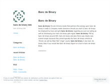 Tablet Screenshot of home.bancdebinarybbb.wordpress.com