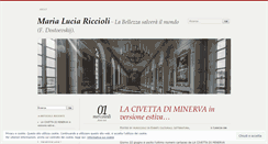 Desktop Screenshot of marialuciariccioli.wordpress.com