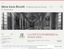 Tablet Screenshot of marialuciariccioli.wordpress.com