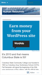 Mobile Screenshot of cscchumanresources.wordpress.com