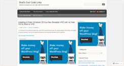Desktop Screenshot of bradscoolcodelinks.wordpress.com