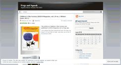 Desktop Screenshot of frogsandsquash.wordpress.com
