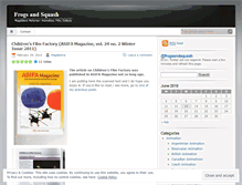 Tablet Screenshot of frogsandsquash.wordpress.com
