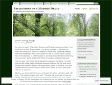 Tablet Screenshot of moderndruid.wordpress.com