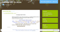 Desktop Screenshot of garminindia.wordpress.com