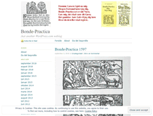 Tablet Screenshot of bondepractica.wordpress.com