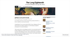 Desktop Screenshot of long18th.wordpress.com