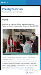 Mobile Screenshot of presbydestrian.wordpress.com