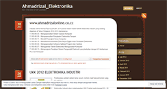 Desktop Screenshot of ahmadrizal2010.wordpress.com