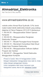 Mobile Screenshot of ahmadrizal2010.wordpress.com