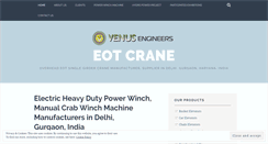 Desktop Screenshot of overheadeotsinglegirdercrane.wordpress.com