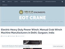 Tablet Screenshot of overheadeotsinglegirdercrane.wordpress.com