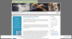 Desktop Screenshot of factfictionfancy.wordpress.com
