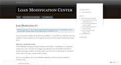 Desktop Screenshot of loanmodificationcenter.wordpress.com