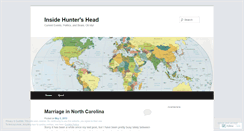 Desktop Screenshot of insidehuntershead.wordpress.com