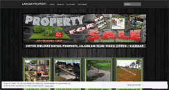 Desktop Screenshot of lancarproperti.wordpress.com