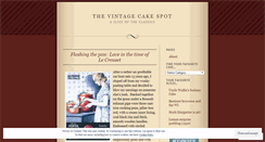 Desktop Screenshot of jessicascakespot.wordpress.com