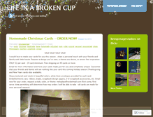Tablet Screenshot of lifeinabrokencup.wordpress.com
