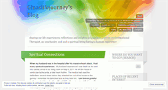 Desktop Screenshot of ginaslifejourney.wordpress.com