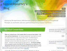 Tablet Screenshot of ginaslifejourney.wordpress.com