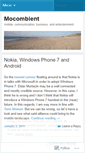 Mobile Screenshot of mocombient.wordpress.com