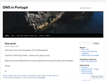 Tablet Screenshot of dwsportugal.wordpress.com